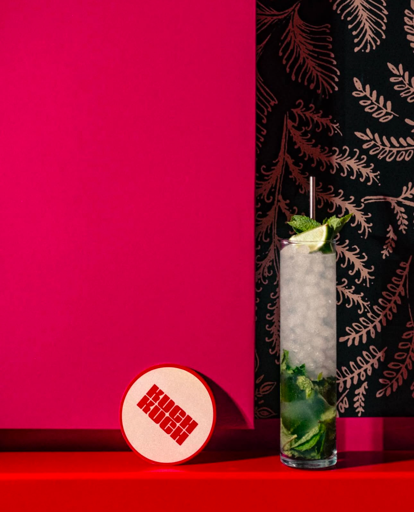 Classic Mojito cocktail with fresh mint and lime at Kuch Kuch bar in St. Julian’s, Malta