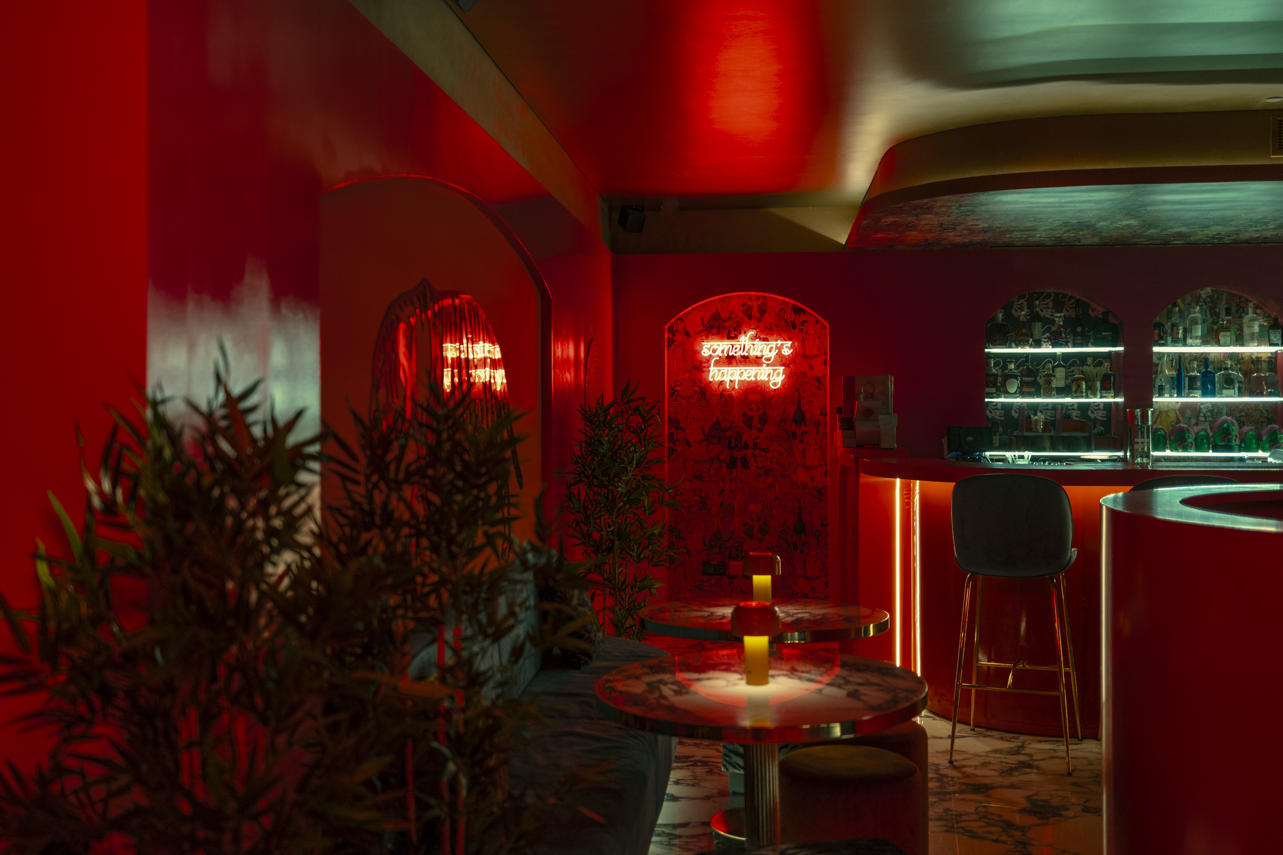 Cocktail bar in St Julian’s, Malta with speakeasy-style ambience at Kuch Kuch