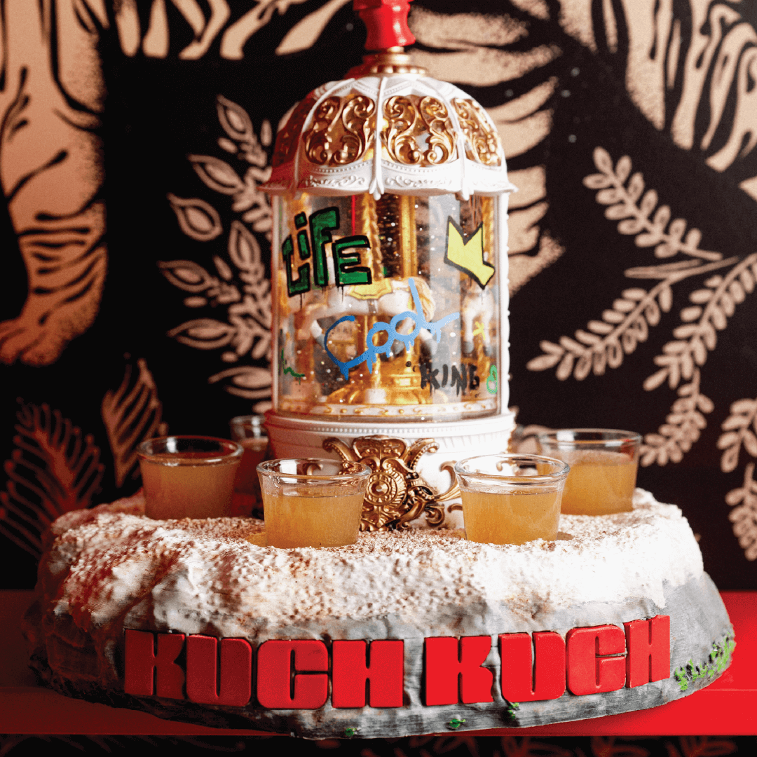 Christmas themed signature cocktail in malta